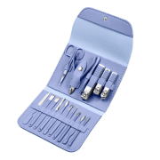 16 pcs Stainless Steel Nail Cutter Clipper Tool Box Set For Personal Care Manicure Set.